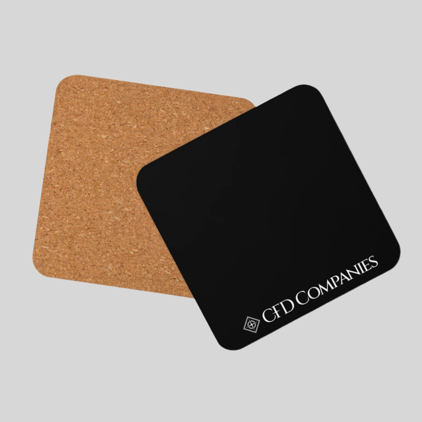 CFD Companies Cork-Back Coaster