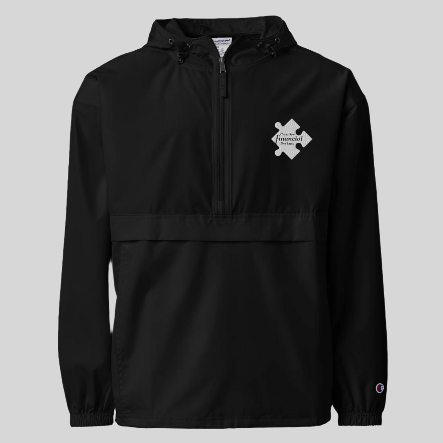 Designs Embroidered Champion Packable Jacket