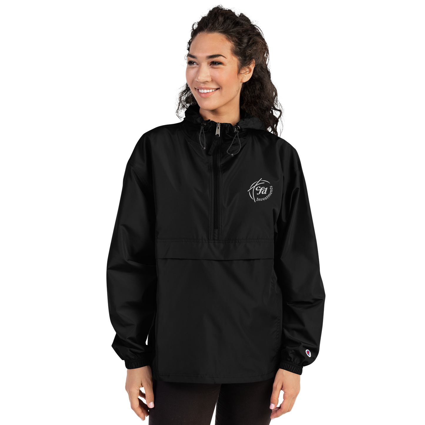cfd Investments Embroidered Champion Packable Jacket