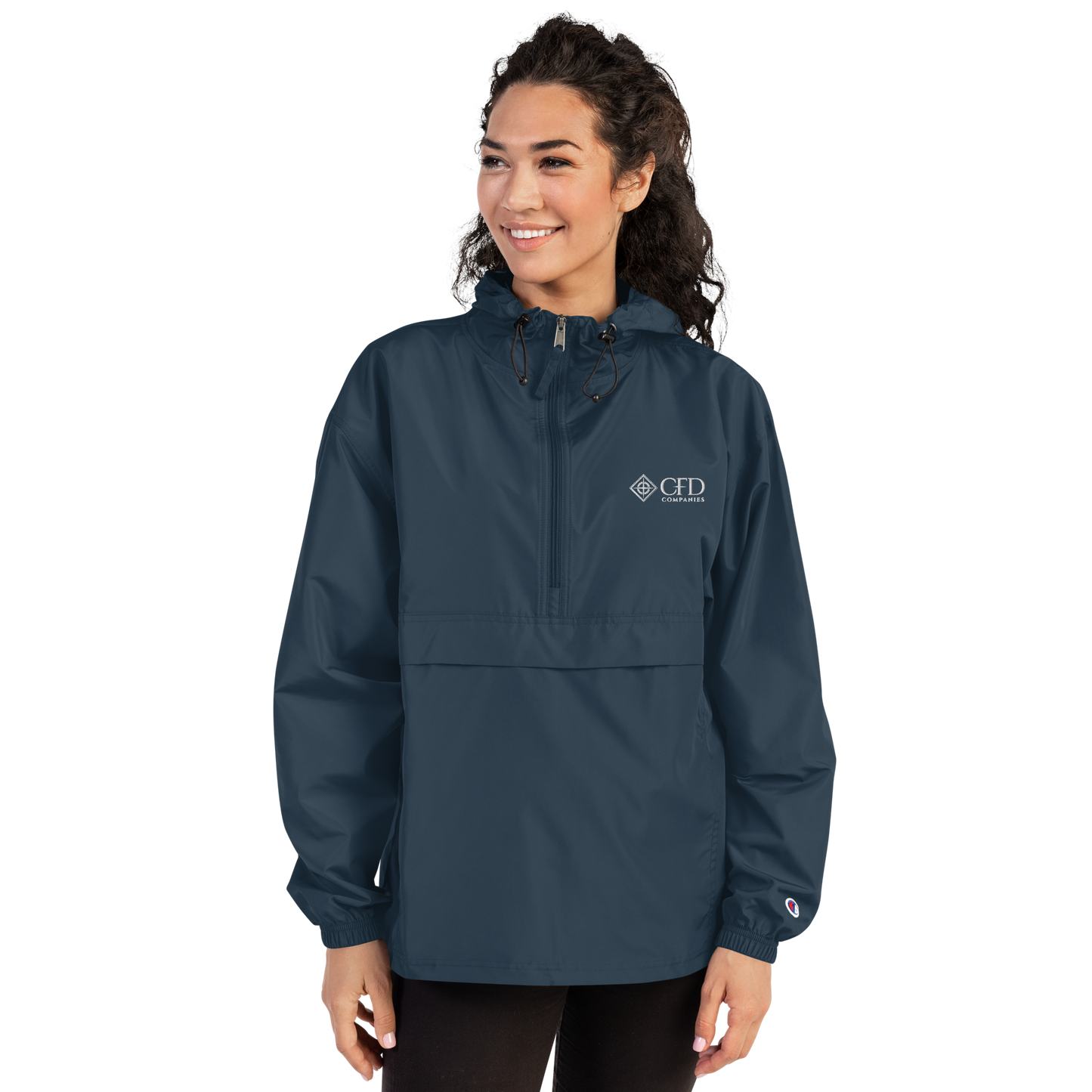 CFD Companies Embroidered Champion Packable Jacket