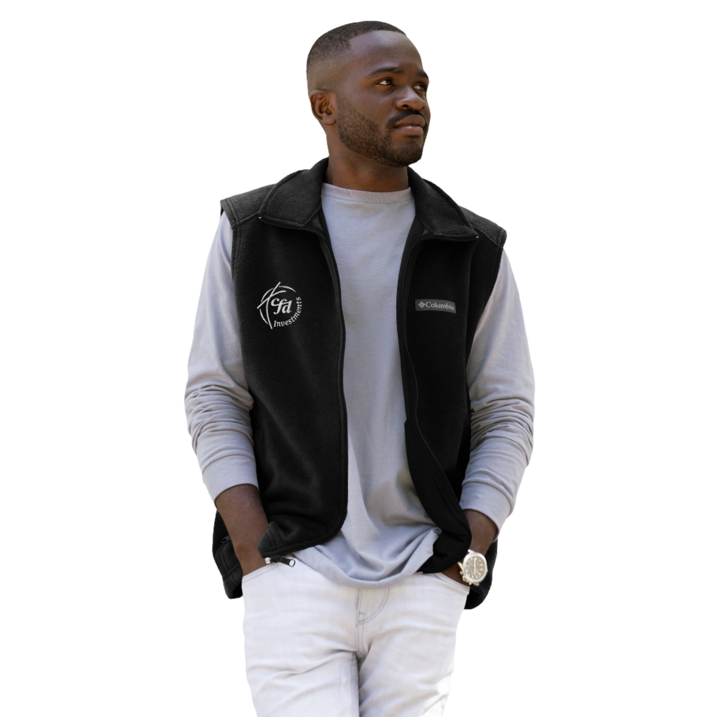 cfd Investments Men’s Columbia Fleece Vest