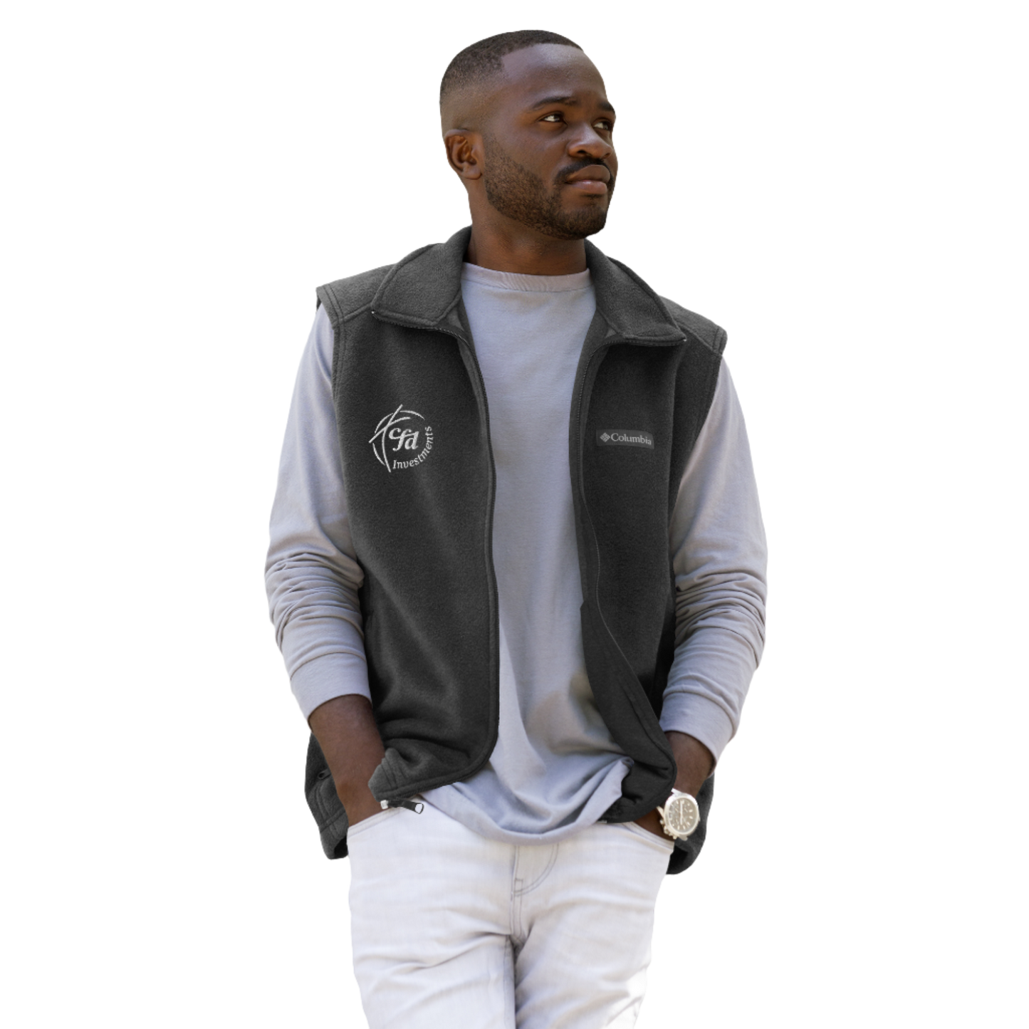 cfd Investments Men’s Columbia Fleece Vest