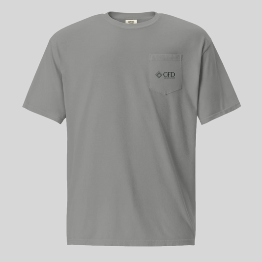CFD Companies Unisex Garment-Dyed Pocket T-Shirt