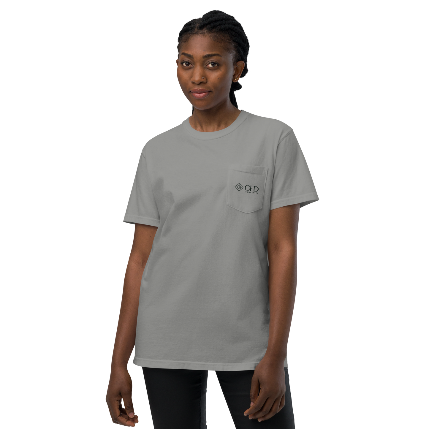CFD Companies Unisex Garment-Dyed Pocket T-Shirt