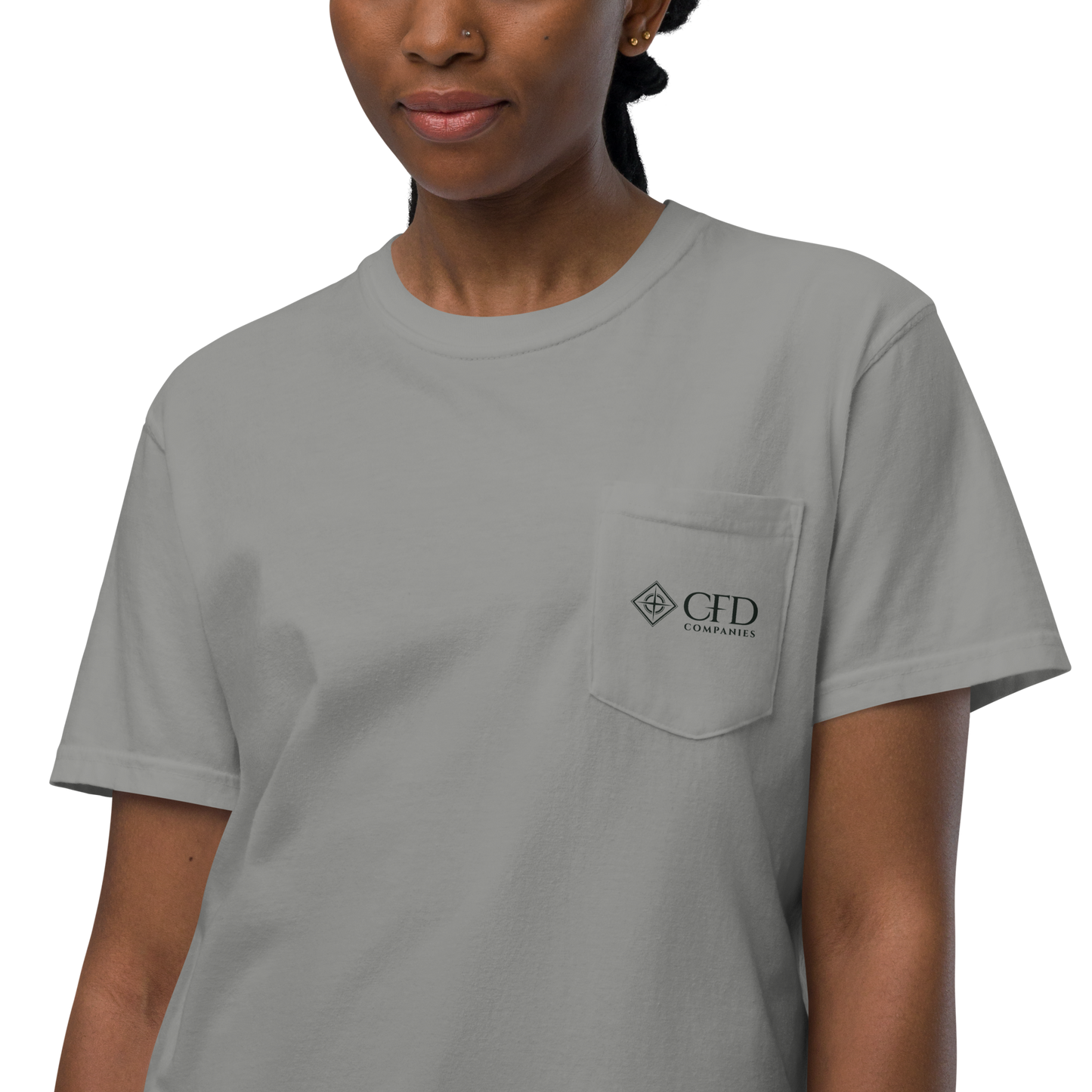 CFD Companies Unisex Garment-Dyed Pocket T-Shirt