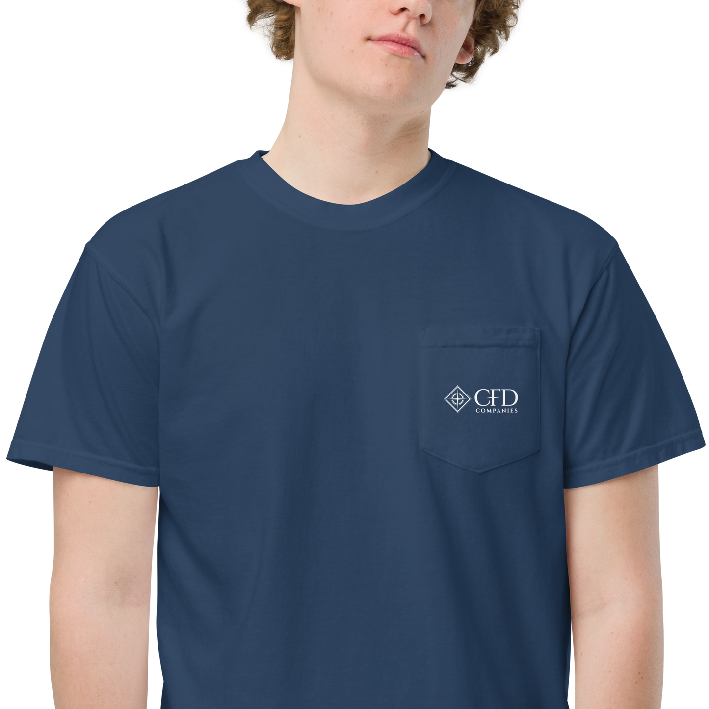 CFD Companies Unisex Garment-Dyed Pocket T-Shirt