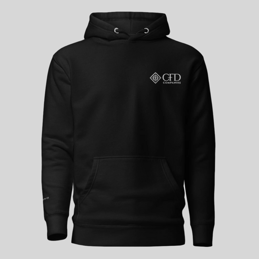 CFD Companies Hoodie featuring "Grow With Us" Sleeve