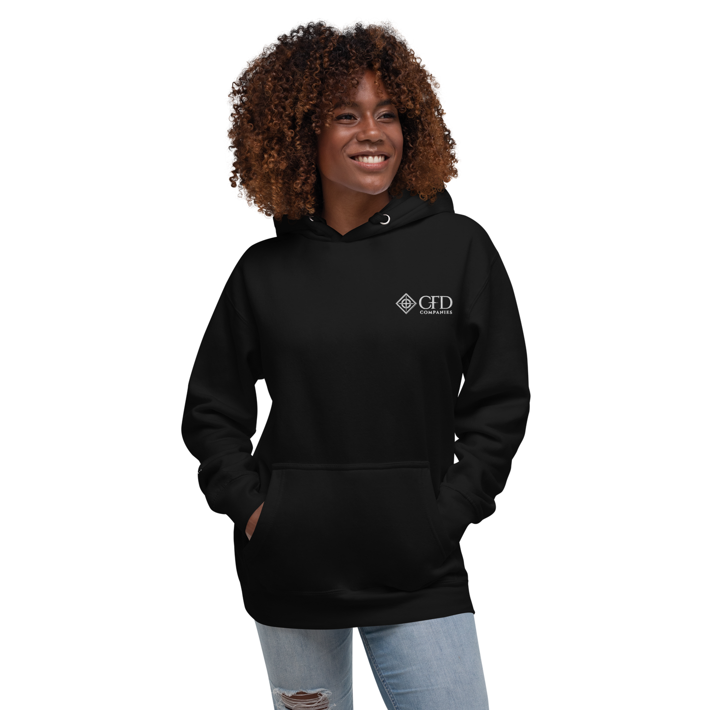 CFD Companies Hoodie featuring "Grow With Us" Sleeve