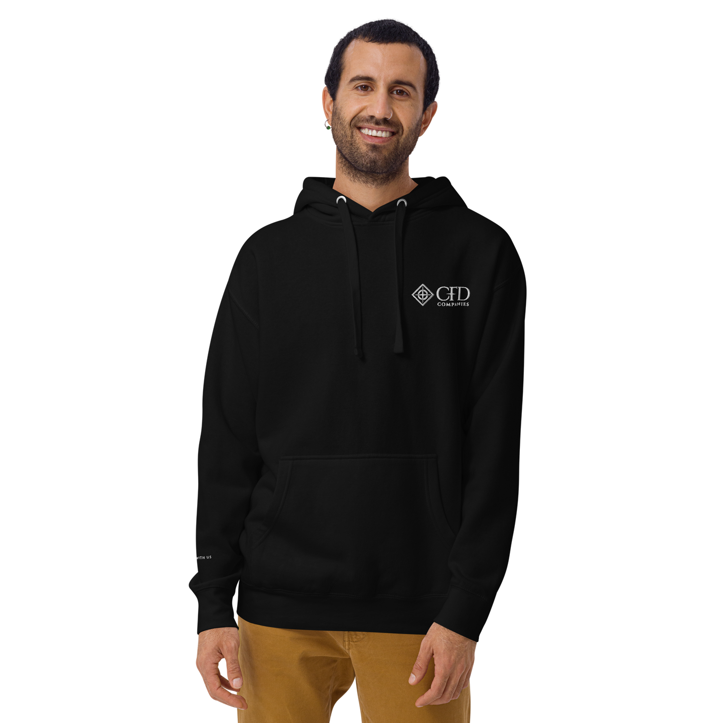 CFD Companies Hoodie featuring "Grow With Us" Sleeve